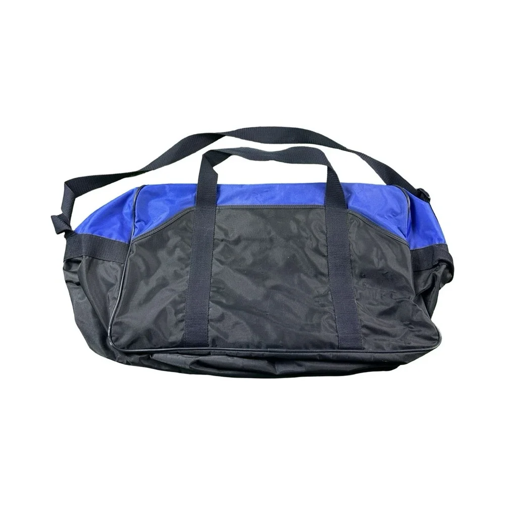 Polo Sport Ralph Lauren Vintage Duffle Bag Blue Nylon Travel Gym Bag 25x12
